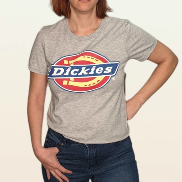 DICKIES Horseshoe Raw Hem Graphic Tee ~ NWT - Picture 2 of 7